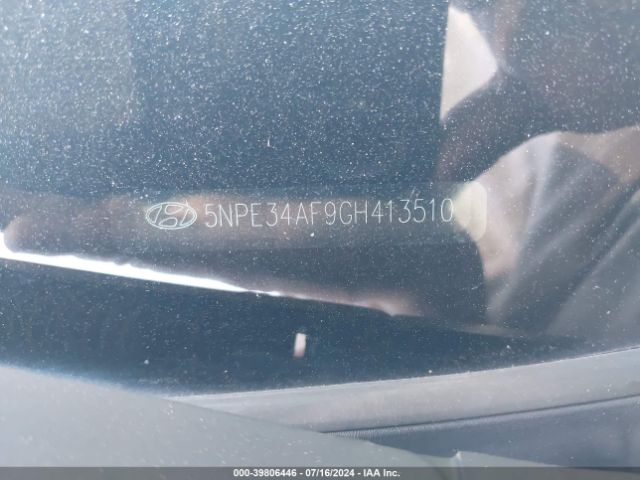 5NPE34AF9GH413510 Hyundai Sonata Sport