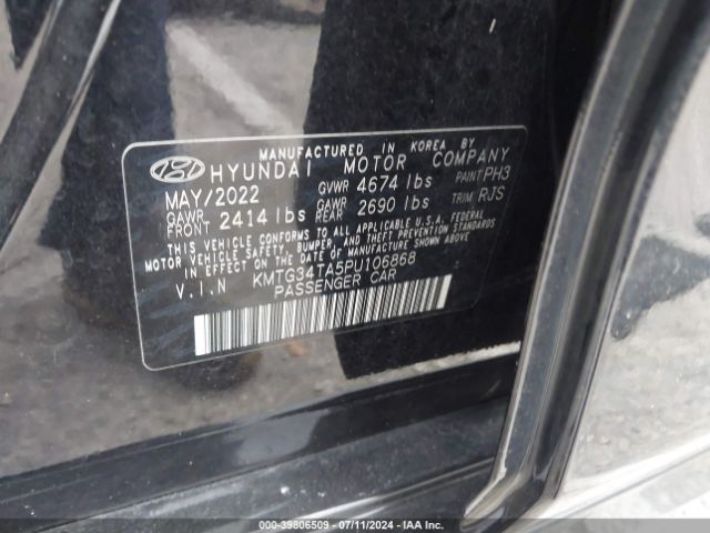 KMTG34TA5PU106868 Genesis G70 2.0t Rwd