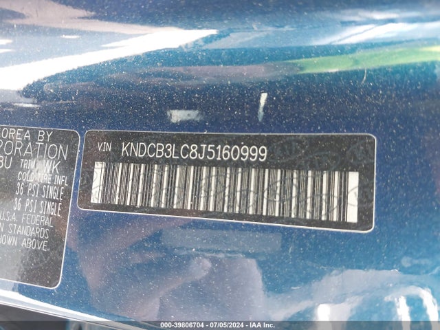 KIA NIRO LX 2018 KNDCB3LC8J5160999 Image 9