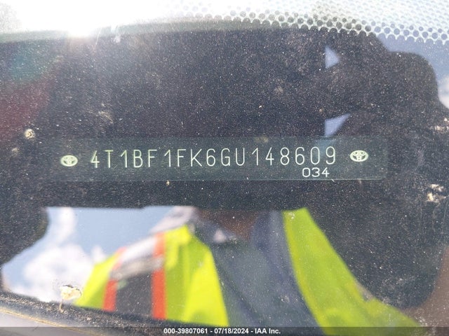Toyota CAMRY SE 2016 4T1BF1FK6GU148609 Image 17