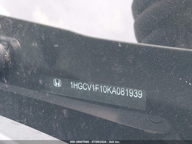 Honda ACCORD LX 2019 1HGCV1F10KA081939 Image 9