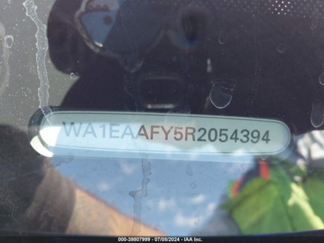 WA1EAAFY5R2054394 Audi Q5 Premium Plus 45 Tfsi S Line Quattro