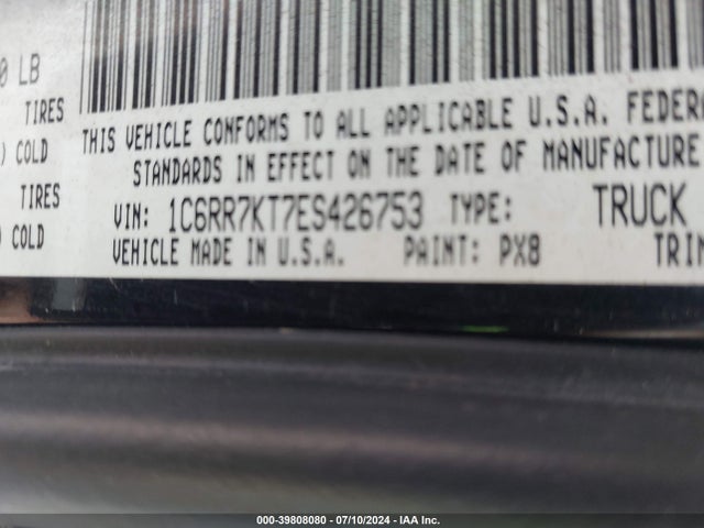RAM 1500 Express 2014 1C6RR7KT7ES426753 Image 9