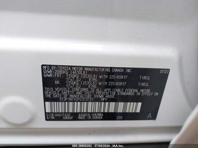 Toyota Rav4 Xle 2023 2T3P1RFV2PC373731 Image 9