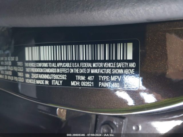 ZASFAKNN0J7B92592 Alfa Romeo Stelvio Ti Sport Awd