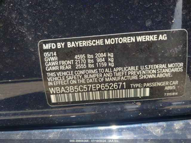 WBA3B5C57EP652671 BMW 328i Xdrive
