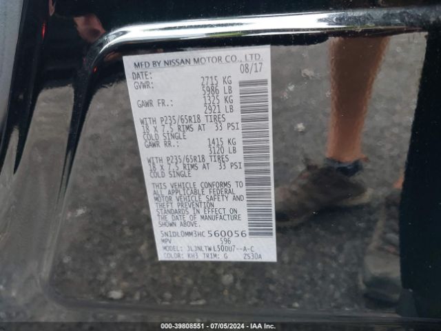 5N1DL0MM3HC560056 Infiniti QX60