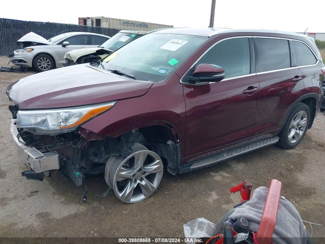 5TDYKRFHXFS108713 Toyota Highlander Limited V6