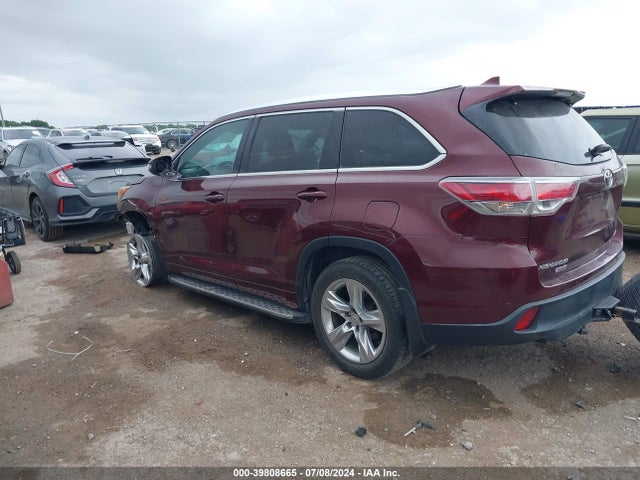 5TDYKRFHXFS108713 Toyota Highlander Limited V6