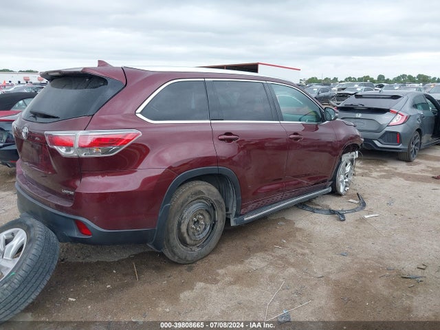 5TDYKRFHXFS108713 Toyota Highlander Limited V6