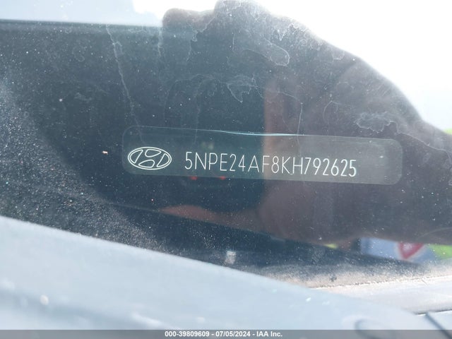 Hyundai SONATA SE 2019 5NPE24AF8KH792625 Image 9