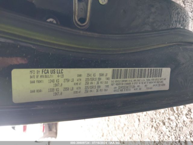 3C4PDDEGXKT771264 Dodge Journey Gt Awd
