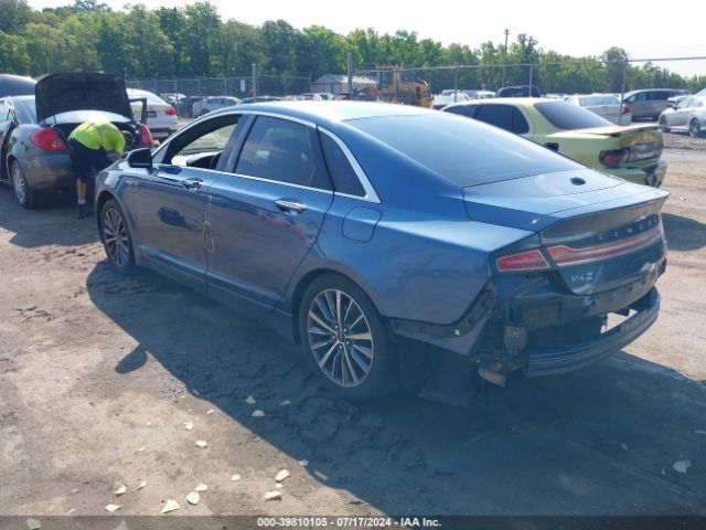 3LN6L5B94KR623341 Lincoln Mkz Standard