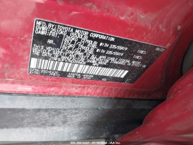 JTMFB3FV7ND099408 Toyota Rav4 Prime Xse
