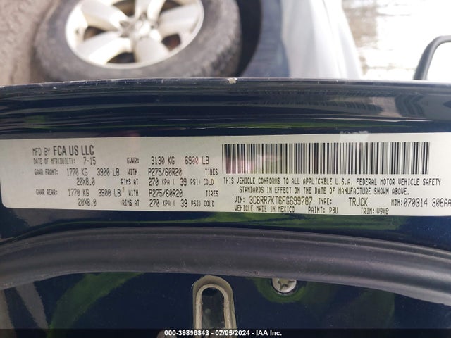 RAM 1500 Express 2015 3C6RR7KT6FG699787 Image 9