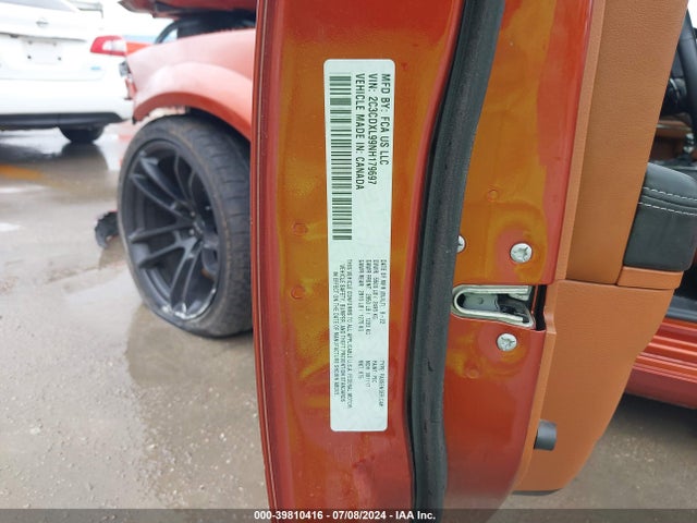 Dodge Charger Srt Hellcat Widebody 2022 2C3CDXL99NH179697 Image 9