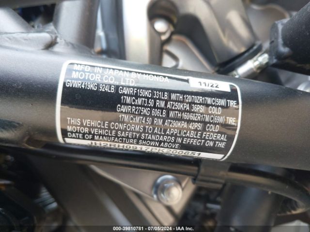 2023 HONDA NC750 JH2RH0917PK200651 Photo 9