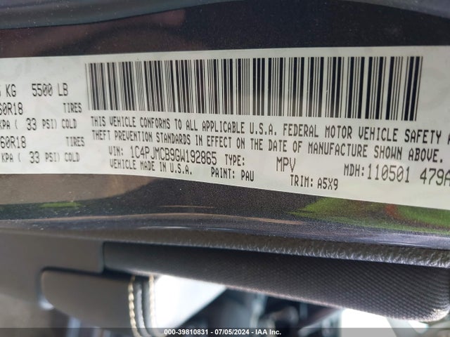 Jeep Cherokee Altitude 2016 1C4PJMCB9GW192865 Image 9