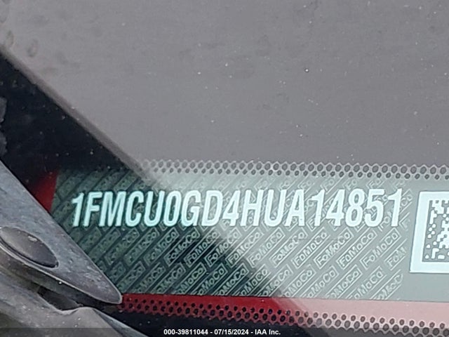 Ford ESCAPE SE 2017 1FMCU0GD4HUA14851 Image 9
