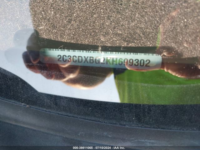 2C3CDXBG2KH699302 Dodge Charger Sxt Rwd