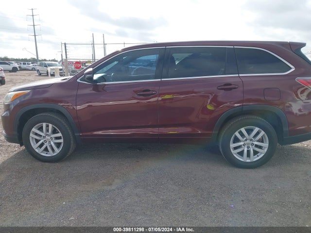 Toyota Highlander Le 2015 5TDZARFH2FS013294 Image 14