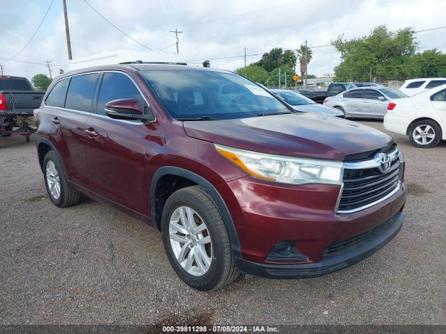 Toyota Highlander Le 2015 5TDZARFH2FS013294 Image 6
