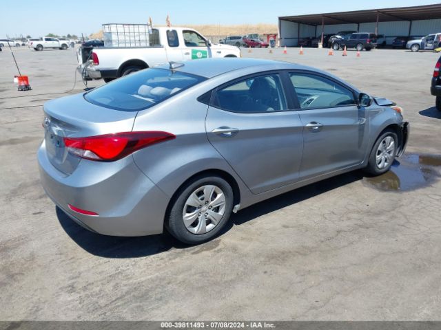 KMHDH4AE2GU542887 Hyundai ELANTRA SE