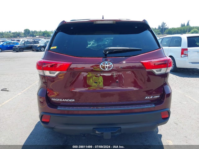 Toyota Highlander Xle 2017 5TDJZRFH4HS376771 Image 16