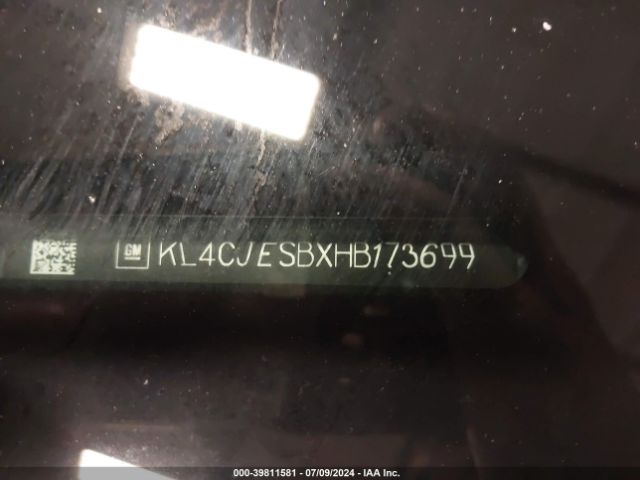 KL4CJESBXHB173699 Buick Encore Preferred