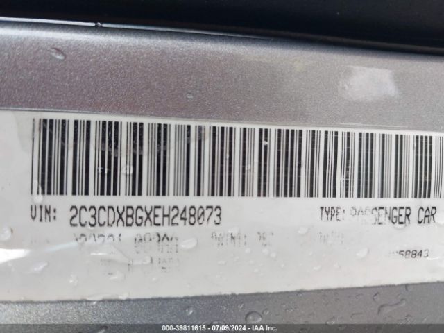 2C3CDXBGXEH248073 Dodge Charger Se
