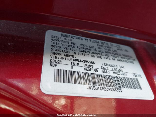 JN1BJ1CR8JW285585 Nissan Rogue Sport S