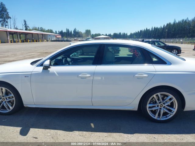 WAUEAAF48PN006495 Audi A4 Premium Plus 45 Tfsi S Line Quattro S Tronic