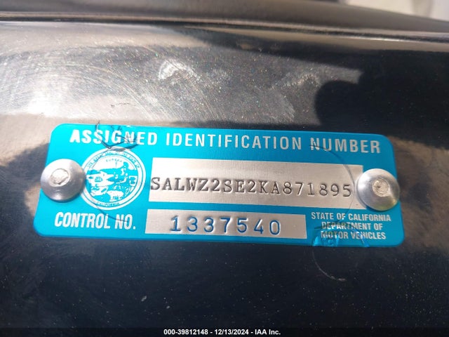 SALWZ2SE2KA871895 Land Rover Range Rover Sport Svr