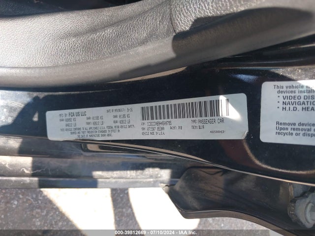 1C3CCCAB9HN500795 Chrysler 200 Limited Platinum