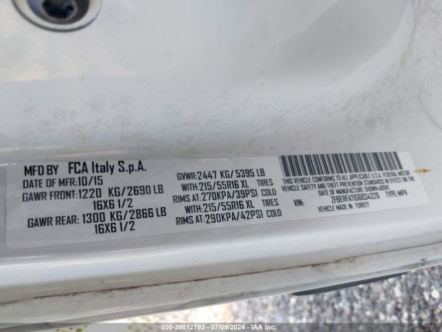 ZFBERFAT1G6B34326 RAM Promaster City Tradesman