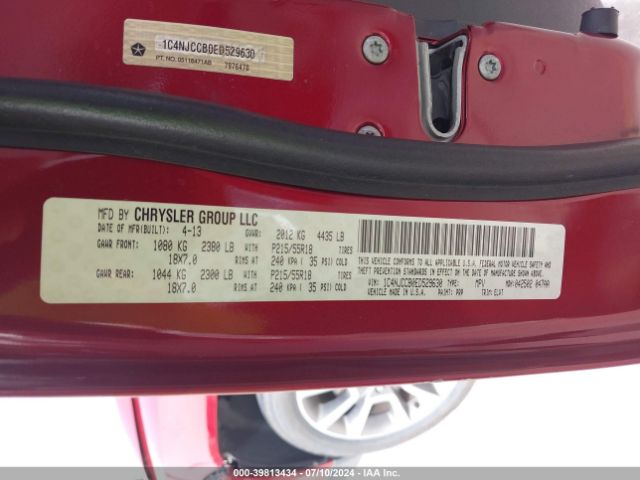 1C4NJCCB0ED529630 Jeep Compass Limited