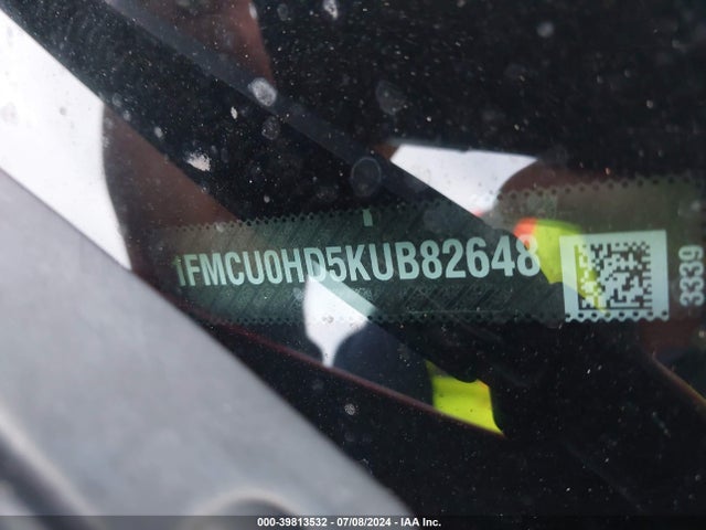 Ford ESCAPE SEL 2019 1FMCU0HD5KUB82648 Image 9
