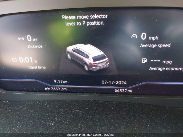 1V2NR2CA1KC611683 Volkswagen Atlas 3.6l V6 Sel Premium