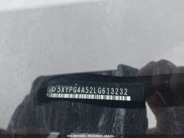 5XYPG4A52LG613232 KIA Sorento 3.3l Lx