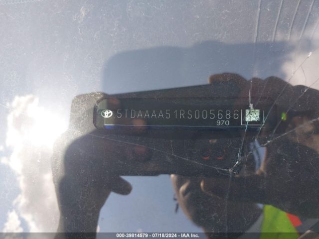 5TDAAAA51RS005686 Toyota Grand Highlander Xle