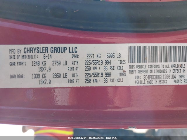 3C4PDCAB8HT584182 Dodge JOURNEY SE