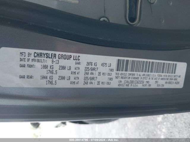 1C4NJDBB1ED623250 Jeep Compass Sport