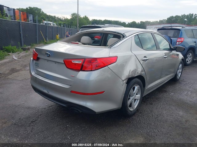 KIA Optima Lx 2014 5XXGM4A70EG270051 Image 4