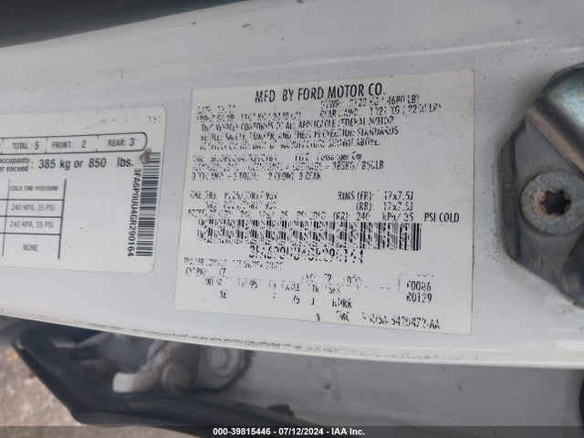 Ford Fusion Hybrid S 2016 3FA6P0UU4GR290164 Image 9
