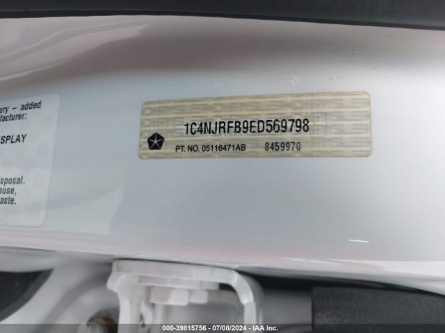 1C4NJRFB9ED569798 Jeep Patriot Latitude