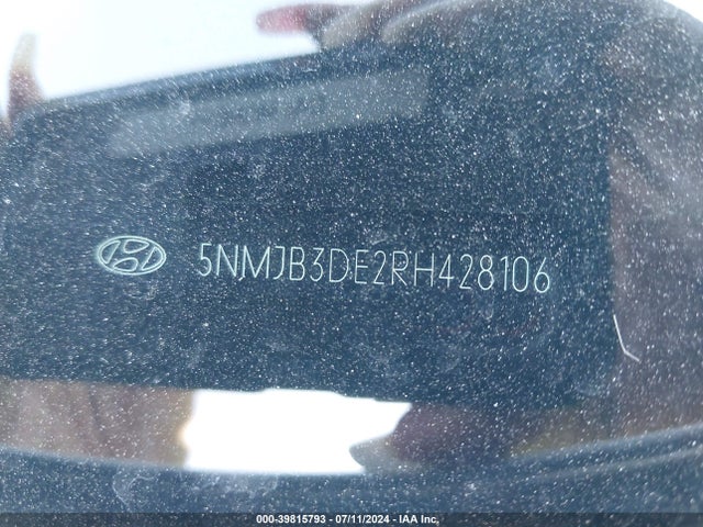 Hyundai TUCSON SEL 2024 5NMJB3DE2RH428106 Image 9