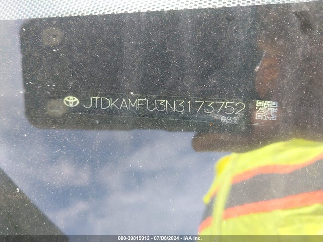Toyota Prius Le 2022 JTDKAMFU3N3173752 Image 9