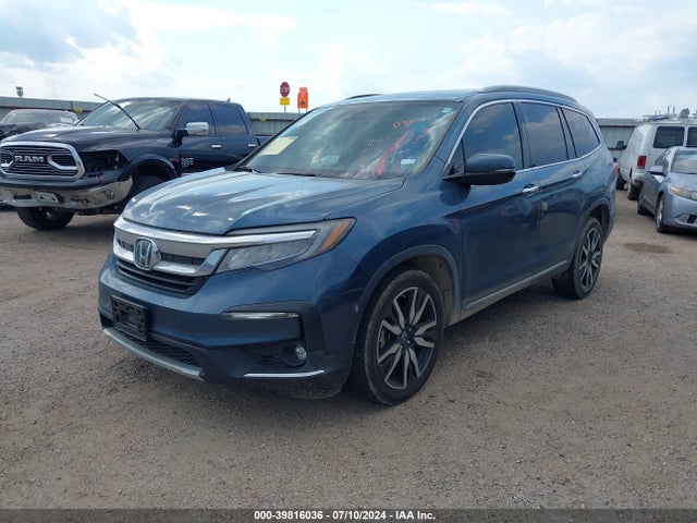 Honda Pilot Awd Elite 2021 5FNYF6H03MB021635 Image 2