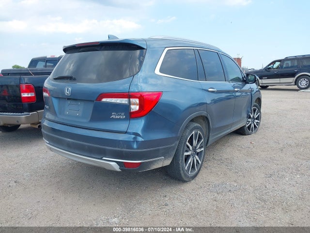 Honda Pilot Awd Elite 2021 5FNYF6H03MB021635 Image 4