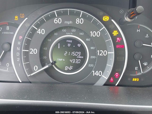 Honda Cr-v Ex-l 2014 2HKRM4H74EH713501 Image 7